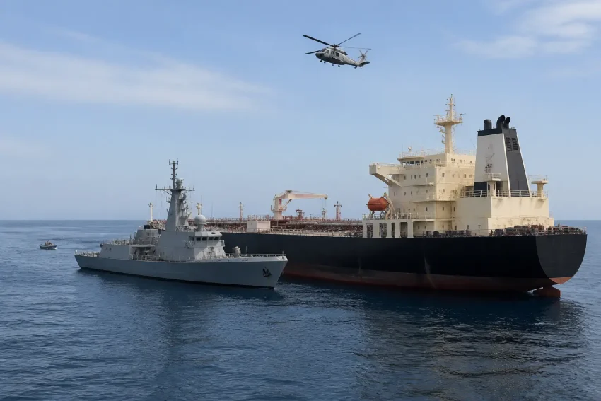 Irini ferma la petroliera Toa Payoh a ovest di Pantelleria: controlli sulla nazionalità e sulla documentazione