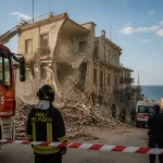 Messina, crolla parzialmente una palazzina a Pistunina: sei dispersi e tre feriti