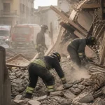 Messina, proseguono le ricerche tra le macerie della palazzina crollata a Pistunina Messina, proseguono le ricerche tra le macerie della palazzina crollata a Pistunina