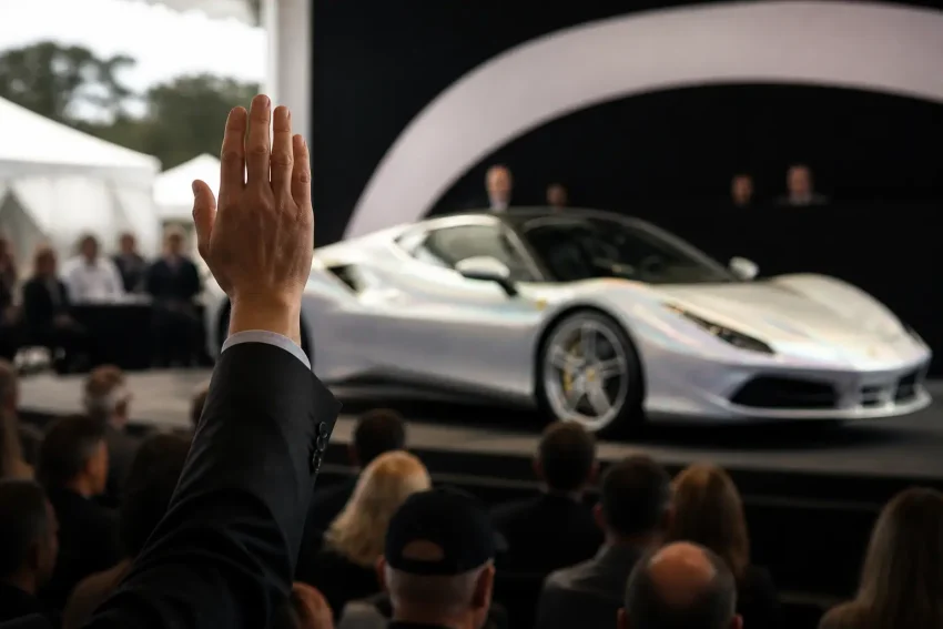 Ferrari Luce “Tailor Made” venduta a Monterey per 40 milioni di dollari: nuovo record all’asta